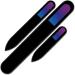 Nail Files - Mont Bleu Gift Set of 3 Crystal Nail Files in Pouch - Rainbow Colors - Genuine Czech Tempered Glass - Gifts for her - Best Glass Nail Files Kit for Natural Nails Magenta Blue - Buy Online on GoSupps.com