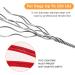 10ft (3m) Dog Tie Out Cable Dog Leads for Yard Chew Proof Reflective Dog Lead Line with 360 Swivel Lockable Hook and PVC Coating - Buy Online on GoSupps.com