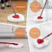 DTOPNIOR 3 Pack Microfiber Spin Mop Head Replacement - Easy Cleaning Refills for Floor Mops - Compatible with EasyWring 1 Tank System - 3 Pack White - Buy Online on GoSupps.com