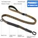 SLGOL 4-5FT Emergency Auto Unlock Dog Leash | Heavy Duty Elastic Bungee Leash with Seatbelt | Shock-Absorbing & Padded Handle | Ideal for Training | Khaki - Buy Online on GoSupps.com