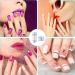 Ruicaifu 2 PCS Clear Silicone Jelly Stamper with 2 PCS Scraper Silicone Nail Art Stamping Stamper Soft Jelly Nail Art Stamper for Manicure Tools Nail Art Design (Two shapes) - Buy Online on GoSupps.com
