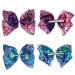 2 Pack Siwa Style Hair Bows for Girls - 8 Inch Large Ribbon Hair Barrettes Set | Mermaid Bows Accessories | Best Xmas Gift - Buy Online on GoSupps.com