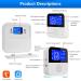 WiFi Hygrometer Thermometer with External Probe - Wireless Digital Monitor for Home, Greenhouse, Fish Tank & Refrigerator - Tuya App Compatible - Real-time Sync & Backlight LCD - Buy Online on GoSupps.com