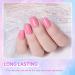 Pink Nail Polish - Bright Pink Nail Varnish - Summer Coloured Pure Pink Quick Dry Nail Varnish - Long Lasting Chip Resistant Air Dry No Need UV Lamp DIY Manicure Nail Art - Buy Online on GoSupps.com