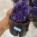 1pc Natural Amethyst Geode Quartz Cluster Crystal Specimen Crystal Cluster - Buy Online on GoSupps.com