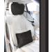 KWAKs Maybach Design S-Class Headrest & Waist Pillow Set - Super Soft Auto Cushions with Lordosis Support Black Suede Cover & PP Cotton Filling - Buy Online on GoSupps.com