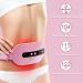 Menstrual Heating Pad - Back Pain Relief with Heat & Massage Modes - Portable Electric Belly Wrap for Women and Girls in Pink - Buy Online on GoSupps.com