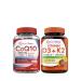 Doctor's Recipes CoQ10 200mg Softgels & Vitamin D3 K2 Softgels Bundle Coq10 240ct for Heart Heath Vitamin D3 K2 120ct for Immune and Bone Health Support