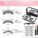 Emalla Magnetic Eyelashes Kit with Eyeliner Tweezers - 7 Pairs of Reusable Natural Looking Lashes - Strong Magnetic False Lashes Kit - Buy Online on GoSupps.com