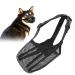 Muzzle for dogs fwlwtwss muzzle dog with a rounded mesh and adjustable loop dogs muzzle for small medium and large dogs prevents biting chewing and barking (m)