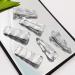 6-Piece Silver Metal Hair Clips Set - Non-Slip Alligator Barrettes for Women and Girls - Buy Online on GoSupps.com