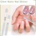 Glass Nail Files Set - 2Pcs Regular & 2Pcs Nano Files with Case | Professional Double Sided Glass Files for Natural Nails - Perfect Gifts for Women and Mothers - Buy Online on GoSupps.com