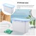 HOMSFOU 6pcs Laundry Pod Box Bead Laundry Detergent Container Laundry Dispenser Laundry Detergent Dispenser Laundry Scent Laundry Container Plastic Clothing White Sheet White 18X12X9.4CM - Buy Online on GoSupps.com