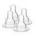 Evenflo 4 Pack Classic Silicone Nipple Medium Flow (3-6 months)