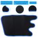 Neoprene Calf Sleeve Support for Shin Splint - 360 Relief for Pain Relief in Cycling, Running, Jogging, and More | Black/Blue with Mesh Laundry Bag - Buy Online on GoSupps.com