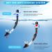 Zipoute Snorkel Set for Adults - Anti-Leak Panoramic Lens, Adjustable Gear for Scuba Diving and Swimming (Black) - Buy Online on GoSupps.com