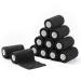 Cojj 12 pc 10cmx4.5m adhesive bandage cohesive bandage self -adhering bandage finger plaster wound association fixing association animal association hand tear waterproof elastic binding for humans (black) 10cm x 4.5m black