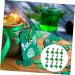 Anneome 12pcs Pendant Holder Ornament Festival Shamrock Tree Baubles Shamrocks Design Pendants Pillar - Buy Online on GoSupps.com
