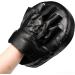 Valleycomfy Boxing Curved Focus Punching Mitts - Leatherette Training Hand Pads Black - Buy Online on GoSupps.com