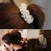 3pcs Hair Scrunchies Set with Faux Pearls | Stylish Ponytail Holders for Women & Girls - International Shipping Available - Buy Online on GoSupps.com