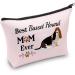 Stylish Basset Hound Mom Cosmetic Bag | Perfect Gift for Dog Lovers | International Shipping Available - Buy Online on GoSupps.com