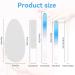 6 Pcs Crystal Glass Fingernail Files Set for Natural Nails - Manicure Pedicure Nail Files with Cuticle Pusher and Callus Remover - Buy Online on GoSupps.com