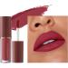 Matte Liquid Lipstick Set 12 Long-Lasting Shades of Lipstick Waterproof Makeup Kit Matte Cream with Non-Stick Cup | Anti-Smudge Cosmetic Set - Buy Online on GoSupps.com