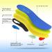 Updated Sport Insoles with Medium Arch Support | Shock Absorption for Plantar Fasciitis Relief | Orthotic Inserts for Men & Women | Breathable Non-Slip Design - Buy Online on GoSupps.com