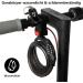 E Roller Lock - 4-Digit Bicycle Cable Lock for Xiaomi M365/PRO2/Max/ES/GXL Scooter & More | 1.2m Anti-Theft Solution with 12mm Steel Cable - Buy Online on GoSupps.com