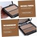  Didiseaon Didiseaon 2 disc repair cosmetic contouring face shadow cosmetic palette lighter shade powder shading face position flash powder nose shadow powder tray - Buy Online on GoSupps.com
