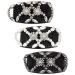 Kytpyi Hair Slides for Women Hair Combs Slides for Women 3PCS Double Clip Magic Elastic Beaded Hair Combs Double Sided Clips Hair Comb for Women Girls DIY Hairstyling Hair Accessories (Flowers) Floral