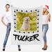 Custom Blanket for Pet with Photos Name Text Customized Blanket Personalized Soft Throw Blankets with Paw Print for Dog Cat 60 x 80 Inches 60 x 80 Inches Multi R30 - Buy Online on GoSupps.com