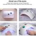 SUNUV UV LED Nail Lamp for Gel Nails - Professional Nail Dryer with 3 Timers | Home DIY & Nail Salon Curing Lamp - Buy Online on GoSupps.com