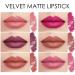 Ownest Beauty KYDA 6 Colors Matte Crayon Lipstick Set - High Pigment Velvet Finish 6pcs - Buy Online on GoSupps.com