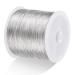 MIKIMIQI 328Ft Jewelry Wire Craft Wire 26 Gauge Tarnish Resistant Jewelry Beading Wire Copper Beading Wire for Jewelry Making Supplies and Crafting, 0.4mm X 100m (Silver Color)