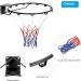 18 PATIKIL Basketball Rim: Wall/Door Mounted, Indoor/Outdoor Goal, Orange/Black - Buy Online on GoSupps.com