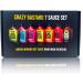 Crazy B Sauce - 7 x Sweet to Extremely Strong Chilli Sauces (7 x 100ml Bottles) - Gift Set for Grilling and Chilli Fans - Buy Online on GoSupps.com