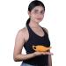 Handcrafted Ceramic Neti Pot for Sinus Relief - 225ml Capacity, Dishwasher Safe, Durable & Premium Quality - Crackle Pattern Orange - Buy Online on GoSupps.com