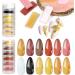 Prreal 24 Color Pigment Nail Powder Colorful Iridescent Glitter Ultrafine Luminous Pearlescent High-Gloss Halo Powder Nails Pigments Dust 3D DIY Nail Art Decoration(Color C ) - Buy Online on GoSupps.com