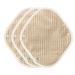 think ECO Original Natural Brown Reusable Organic Cotton Pads Women Menstrual Pads Cloth Sanitary Napkins Three Pads Set 3-Pads (Original Small_S 3p)