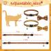 Thanksgiving Cat Bowtie Collar Set: Turkey & Plaid Print | Pack of 2 with Bell | Fall Kitten Accessories - Buy Online on GoSupps.com