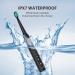 Dnsly Electric Toothbrush for Adults - 5 Modes Sonic Cleaning, Rechargeable with 2-Min Timer, 8 Brush Heads, Travel Case - Black - Buy Online on GoSupps.com