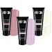 Poly Acrylic Gel Tube Set Babyboomer - Blush Rose + Cover Natural + Ivory (3 x 30g)