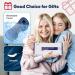 Heated Eye Mask for Dry Eyes - Cordless Warm Compress for Blepharitis & Styes | 1500mAh Battery Washable Cover | Perfect Gift (Blue - Buy Online on GoSupps.com