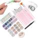 Nail Art Tool Set Nail Art Kit Nail Decoration Nail Art Brush Nail Rhinestones Nail Art Decoration Supplies for Nail Art Salon for Household - Buy Online on GoSupps.com