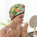 Banana Pineapple Guava Microfiber Hair Towel - Super Absorbent Quick Dry Hair Turban & Bonnet Cap for Curly Long Thick Hair - Ideal for Women Girls & Kids - Buy Online on GoSupps.com