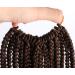 Buy 6 Packs 18 Inch Daktou Jumbo Braid Hair Extensions - 3X Crochet Braids for Curly Twist Hairstyles - T30# - International Shipping Available - Buy Online on GoSupps.com