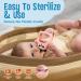 Panda Never Drop Teething Mittens - Baby Teether & Toy for 0-6 Months - Teething Toys for Babies 6-12 Months - Pink - Buy Online on GoSupps.com