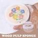 Cartoon Wood Pulp Dishwashing Sponge Cleaning Eraser Non-Stick Oil Scouring Tool Bathroom Supplies Pad Accessorie - Buy Online on GoSupps.com