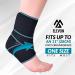 ELEVON Adjustable Ankle Support Brace with Foot Strap - Breathable & Prevents Sprains - Men and Women Achilles Tendon Support - Relieves Plantar Fasciitis - Reduce Pain - Buy Online on GoSupps.com